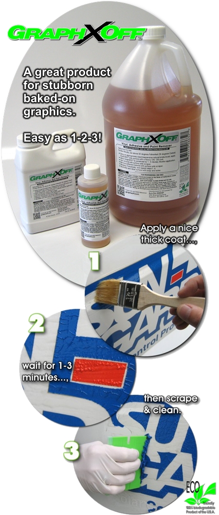 GraphXOff Vinyl, Adhesive and Paint Remover - GROG